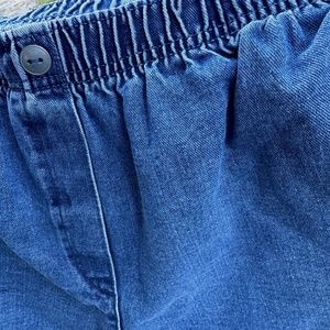 Deep Blue Denim Blue Jean Shorts